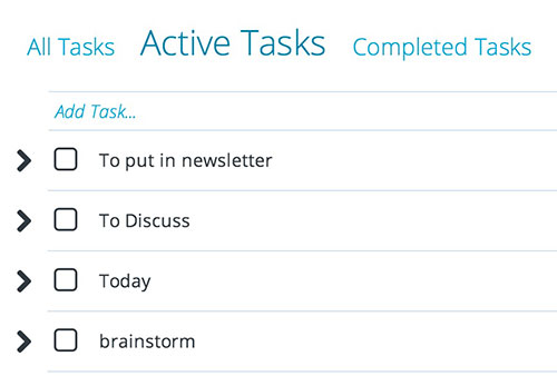 Organize your tasks